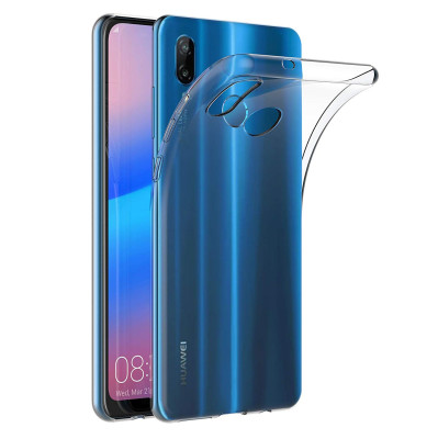 Силиконови гърбове Силиконови гърбове за Huawei Силиконов гръб ТПУ ултра тънък за Huawei P Smart 2019 POT-LX1 кристално прозрачен